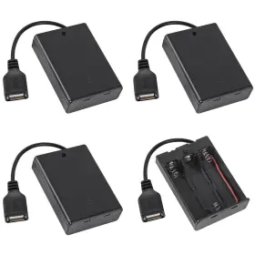 687117731920 ACEIRMC Battery Holder Usb Female Socket Box