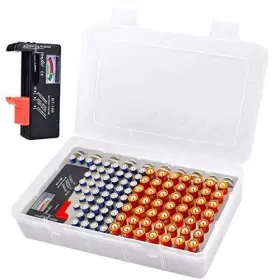 719146446855 ALCYON Battery Storage Organizer Box Tester Cas
