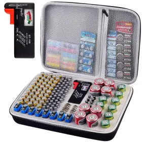 710877415622 ALKOO Battery Organizer Storage Holder Box
