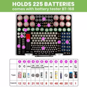 733424354243 ALKOO Battery Organizer Storage Holder Box #2