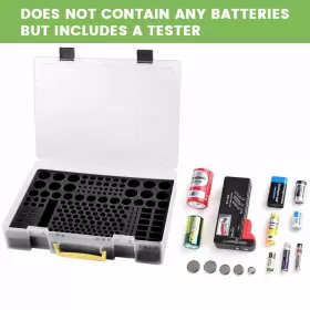 733424354243 ALKOO Battery Organizer Storage Holder Box #3