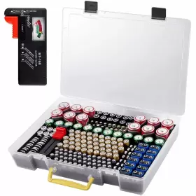 733424354243 ALKOO Battery Organizer Storage Holder Box