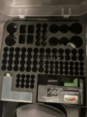 840324402230 AMAZON BASICS Battery Organizer Tester Handle #3