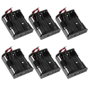 6PCS AOICRIE Battery Holder Leads Wires