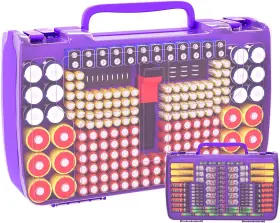 744759498595 APTBYTE Battery Organizer Storage Holder Box