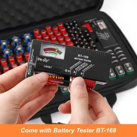 CASE-2 ARKEILIY Battery Organizer Storage Tester Waterproof #2