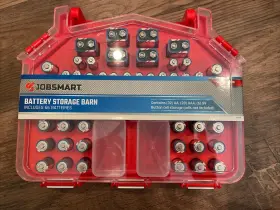 2253881 BATTERY Jobsmart Organizer Storage Barn Handle