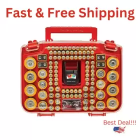 313028774717 BATTERY DADDY Organizer Tester Efficient Storage