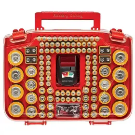 Battery Daddy 445048361318 150 Organizer And Storage Case With Tester