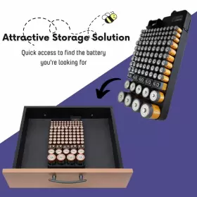 854009003759 BEE NEAT Battery Organizer Storage Tester Box #2