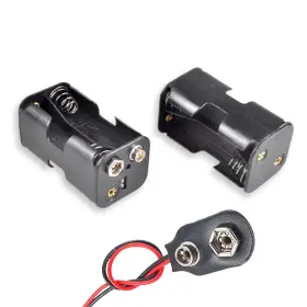 650270783662 BESMELODY Battery Holder Storage Box Snap Clips