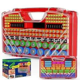 DCSH0001 BATTERY Organizer Storage Holder Box Tester Ultra