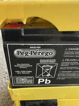 232131098707 BULBSANDBATTERIES Peg Perego Batteries #3
