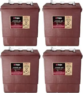 Bulbsandbatteries 782729340598 Replacement Battery For Trojan J305g-ac-4-pack 24.00v