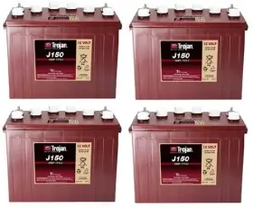 Bulbsandbatteries Gs-4047 Replacement Battery For Terex Corp / Genie 48 Volts 4 Pack 48.00v