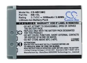 NB-13L BULBSANDBATTERIES Battery Canon