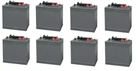 Bulbsandbatteries R-380 Replacement Battery For Taylor Dunn Gt 48 Volts 8 Pack 6.00v