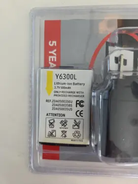 WX-6KAZ-6 BULBSANDBATTERIES Battery Blinc Power Cord