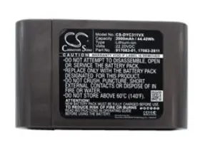 WX-6T7K-3 BULBSANDBATTERIES Battery Dyson