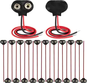 20-9VDCK-T-PG CHANZON Wires Battery Clip