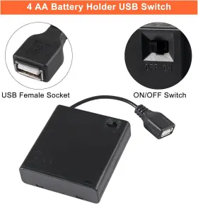 313042912980 COLIAO Battery Holder Usb Female Socket Box Cov #2