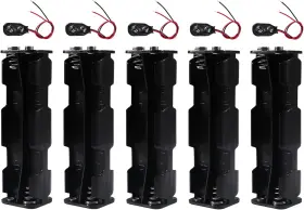 Coliao 445012620649 5pcs 8 Aa Battery Holder 12v X With Wires