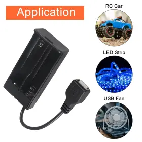 701715522626 COLIAO Battery Holder Usb Female Socket Box Cov #3