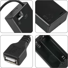 705353706998 COLIAO Battery Holder Usb Female Socket Box Cov #3