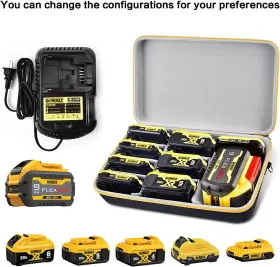 313091643675 COMECASE Battery Storage Holder Dewalt Xr Too #3