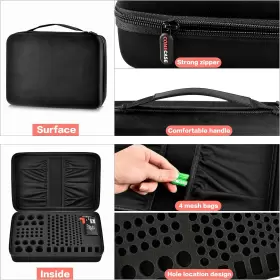 696232210159 COMECASE Battery Organizer Storage Box Bag #2