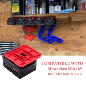 721927561619 CRIVNHAR Pack Battery Holder Milwaukee Mounts #3