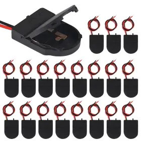 D-flife 701715473232 D-flife 20pcs Button Battery Holder Coin Cell With Switch 1x C