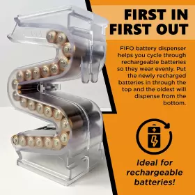 FR-OT31 DESERET DEALS Battery Ladder Holder Storage Vertical #3