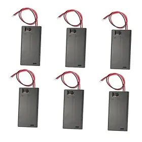 Dethua 791313552217 2aa Battery Holder 6 Pcs 2 X 1.5v Aa Case With Switch 2x