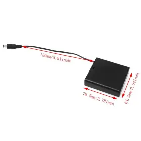 729388263462 DGZZI Male Connector Battery Box Holder Switch #3