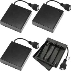 NR-US-134 DKARDU Battery Holder Usb Switch Female Socket