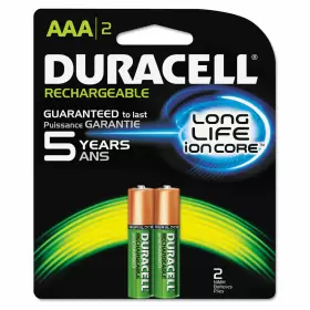 AAA2BCD DURACELL Rechargeable Nimh Batteries Duralock Power