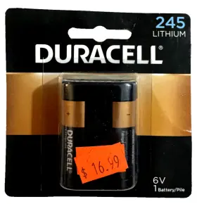DURDL245BU DURACELL Ultra Lithium Battery Cameras Pack