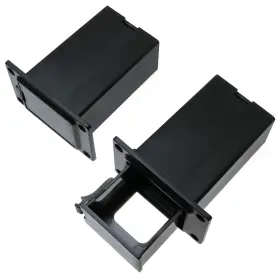 E-outstanding 744678731032 E-outstanding 9v Battery Box 2pcs Black Plastic Vertical