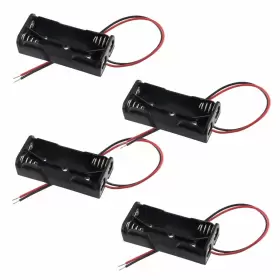 122-0421 EAGLE Battery Holder Volt Pcb Mount Wire Ends