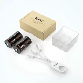 TB8154-1 EBL Usb Cell Ion Rechargeable Batteries Charing