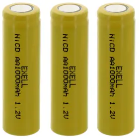 EBC-308-0 EXELL BATTERY Flat Top Rechargeable Radios Power