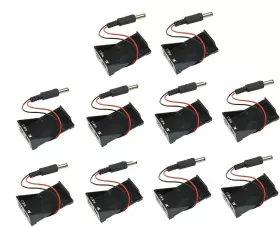742955705246 EYOSO Wire Leads Spring Clip Battery Holder Box