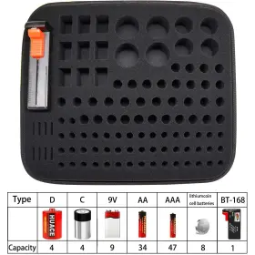 696629948849 FCDYLBD Battery Organizer Storage Box Bag Holder #2