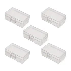 Fielect 882469942714 5pcs 9v Battery Storage Case Organizer For Multipurpose B