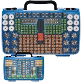 1A-1QX-DBJW011 FULLCASE Battery Storage Organizer Holder Box