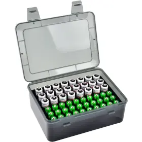 23UK-555GR FULLCASE Battery Storage Organizer Holder Box