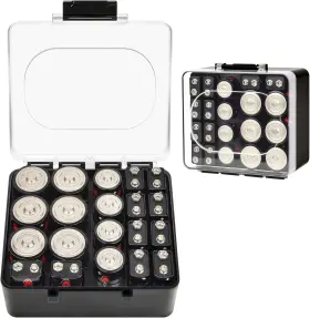 711181194661 FULLCASE Battery Storage Organizer Box Holder