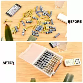 725983357568 FULLCASE Battery Storage Organizer Holder #3