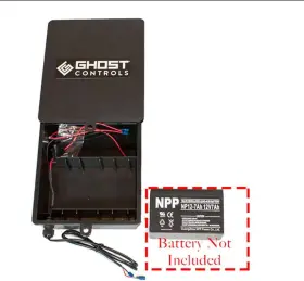 Abbt-nb GHOST CONTROLS Battery Box Vehicular Swing Gates Deer